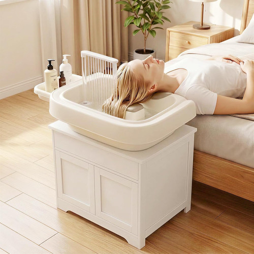 Portable hair washing - washing, basin
