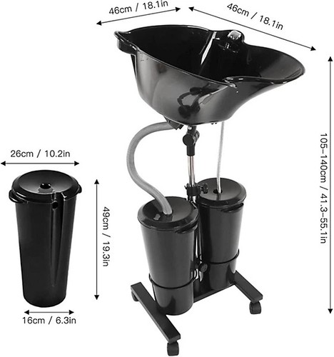 Portable hair washing bowl - portable,